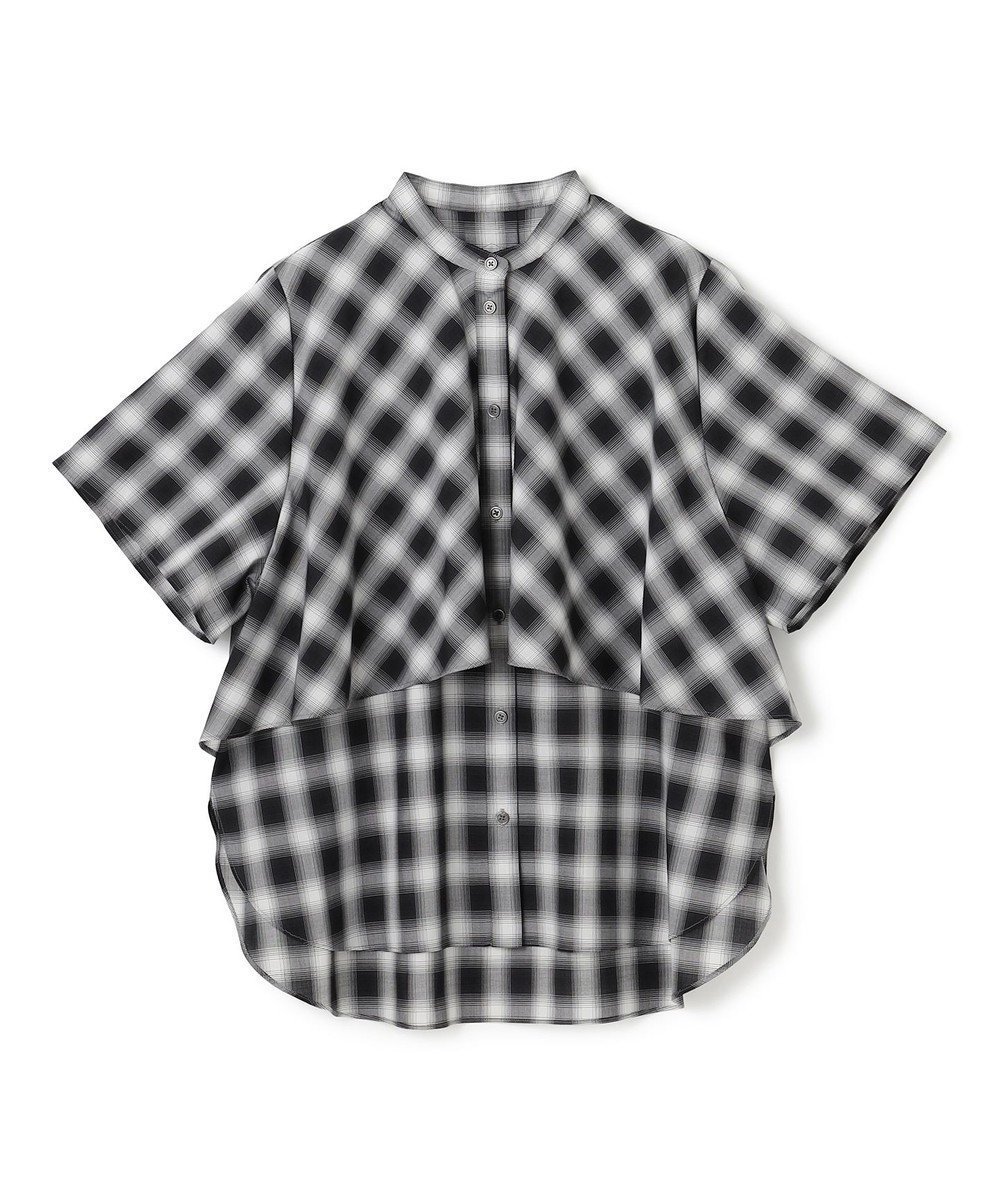 【アンフィーロ 自由区/UNFILO】のシアー ヨークシャツ インテリア・キッズ・メンズ・レディースファッション・服の通販 founy(ファニー) ファッション Fashion レディースファッション Fashion for Women トップス・カットソー Cut & Sew Tops シャツ・ブラウス・オフィスカジュアル Elegant Blouses & Button-Ups 春 Spring 秋 Autumn シアー Sheer, See-Through スタンド Stand Collar, Upright Stand チェック Check, Plaid, Tartan マニッシュ Mannish, Boyish 無地 Plain, Solid Color ヨーク Yoke, Yoke Design S/S・春夏 SS, Spring/Summer, Warm Season 夏 Summer エレガント 上品 Elegant チェック|ID: prp329100004622253 ipo3291000000033451867