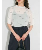 【グリーンパークス/Green Parks】のロゴ入りチュールトップス 人気、トレンドファッション・服の通販 founy(ファニー) ファッション Fashion レディースファッション Fashion for Women トップス・カットソー Cut & Sew Tops シャツ・ブラウス・オフィスカジュアル Elegant Blouses & Button-Ups ロングTシャツ・Tシャツ Longline T-Shirts & Tees カットソー・ベーシックTシャツ Cut-and-Sewn Tops / Stretch Tees & Basics おすすめ Recommended / Our Picks カットソー Cut and Sewn Top シアー Sheer, See-Through シンプル Simple, Minimal チュール Tulip, Tulip Motif ポケット Pocket, Pocket Detail エレガント 上品 Elegant 夏 Summer A/W・秋冬 Autumn/Winter thumbnail Off White|ID: prp329100004622272 ipo3291000000033683720