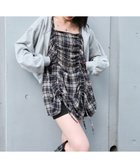 【ウィゴー/WEGO】のドロストデザインキャミワンピース ブルーチェック1|ID: prp329100004622323 ipo3291000000033353101