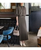 【エニィ スィス/any SiS】のウーステッドエステル プリーツスカート モカグレー|ID: prp329100004622338 ipo3291000000035634909