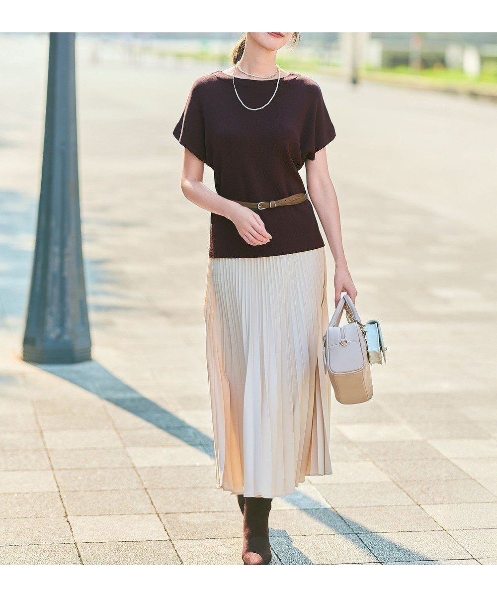 【エニィ スィス/any SiS】のウーステッドエステル プリーツスカート インテリア・キッズ・メンズ・レディースファッション・服の通販 founy(ファニー) 　ファッション　Fashion　レディースファッション　Fashion for Women　スカート　Skirts　プリーツスカート / 上品フェミニンスタイル　Pleated Skirts　グラデーション　Gradient, Ombre　ジャケット　Jacket, Outerwear　ストレッチ　Stretch, Stretchy Fabric　セットアップ　Set-Up, Coordinated Outfit　フェミニン　Feminine, Girly　プリーツ　Pleats, Pleated　マニッシュ　Mannish, Boyish　ワイド　Wide, Wide Fit　A/W・秋冬　Autumn/Winter　おすすめ　Recommended / Our Picks　新作・新入荷　New Arrivals / New In　ビジネス 仕事 通勤　Business / Work / Commuting　アイボリー|ID: prp329100004622338 ipo3291000000035634910