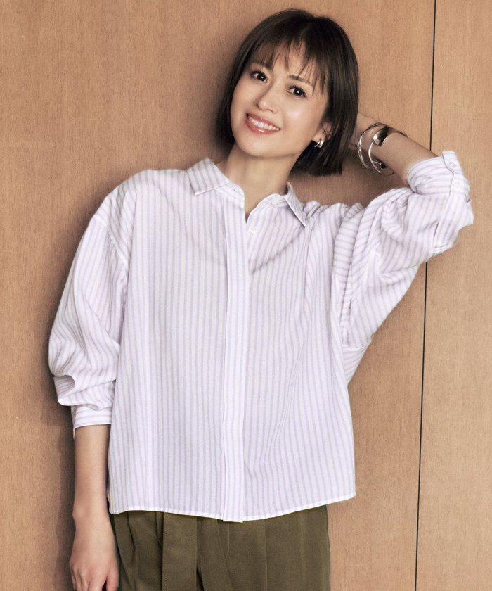 【自由区/JIYU-KU】の【洗える】SOMELOSドルマンスリーブ ブラウス インテリア・キッズ・メンズ・レディースファッション・服の通販 founy(ファニー) https://founy.com/ ファッション Fashion レディースファッション Fashion for Women トップス・カットソー Cut & Sew Tops シャツ・ブラウス・オフィスカジュアル Elegant Blouses & Button-Ups 新作・新入荷 New Arrivals / New In コンパクト Compact, Small Size シルク Silk, 100% Silk ストライプ Stripe, Striped Pattern ドレープ Drape, Draping Fabric バランス Balance, Style Balance 夏 Summer 洗える Machine Washable A/W・秋冬 Autumn/Winter |ID: prp329100004622348 ipo3291000000033173558