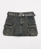 【ウィゴー/WEGO】のハトメベルトカーゴデニムスカパン デニム|ID: prp329100004622366 ipo3291000000033173738