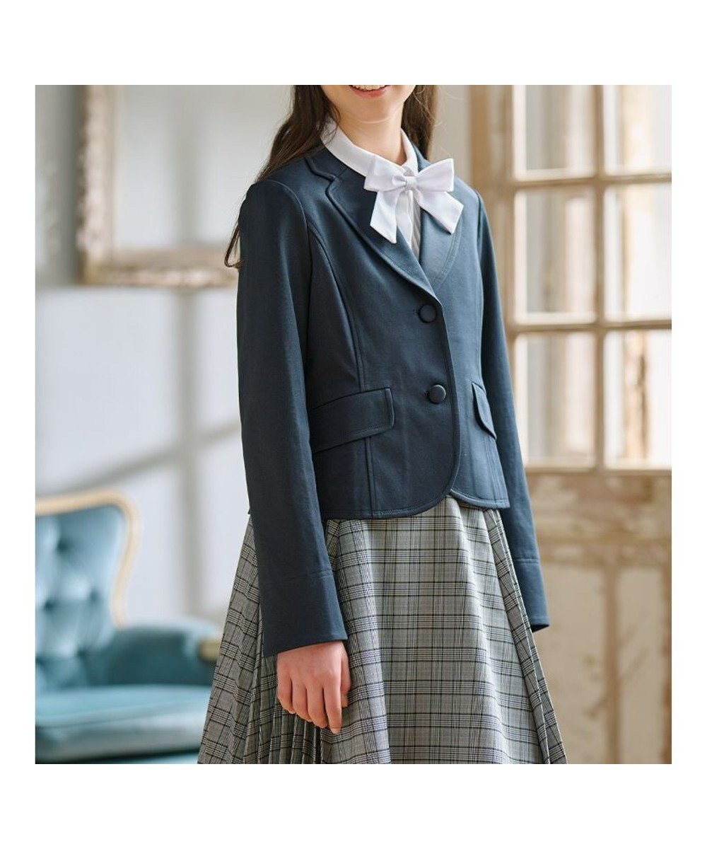 【組曲 / KIDS/KUMIKYOKU】の【150-170㎝】テーラード ジャケット 人気、トレンドファッション・服の通販 founy(ファニー) 　ファッション　Fashion　キッズファッション　Fashion for Kids　アウター　Coat Outerwear /Kids　ガーリー　Girly, Feminine Style　ジャケット　Jacket, Outerwear　ストレッチ　Stretch, Stretchy Fabric　テーラード　Tailored, Tailored Fit　ベーシック　Basic, Essential　ラウンド　Round, Round Neck　エレガント 上品　Elegant　 other-1|ID: prp329100004622699 ipo3291000000034176901