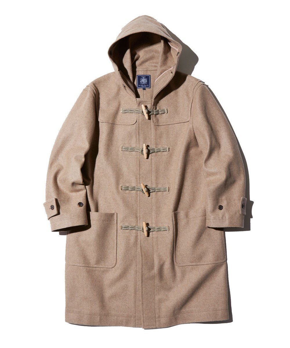 【ジェイ プレス/J.PRESS / MEN】の【J.PRESS ORIGINALS】MELTON DUFFLE COAT インテリア・キッズ・メンズ・レディースファッション・服の通販 founy(ファニー) 　ファッション　Fashion　メンズファッション　Fashion for Men　アウター　Men's Coats Outerwear　ジャケット　Jacket, Outerwear　ダッフルコート　Duffle Coat, Toggle Coat　メルトン　Melton, Heavy Wool　A/W・秋冬　Autumn/Winter　ベージュ系|ID: prp329100004622711 ipo3291000000033182113