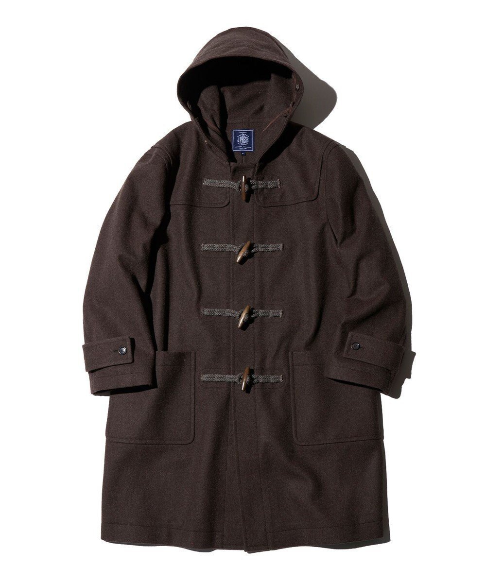 【ジェイ プレス/J.PRESS / MEN】の【J.PRESS ORIGINALS】MELTON DUFFLE COAT インテリア・キッズ・メンズ・レディースファッション・服の通販 founy(ファニー) 　ファッション　Fashion　メンズファッション　Fashion for Men　アウター　Men's Coats Outerwear　ジャケット　Jacket, Outerwear　ダッフルコート　Duffle Coat, Toggle Coat　メルトン　Melton, Heavy Wool　A/W・秋冬　Autumn/Winter　ダークブラウン系|ID: prp329100004622711 ipo3291000000033182114