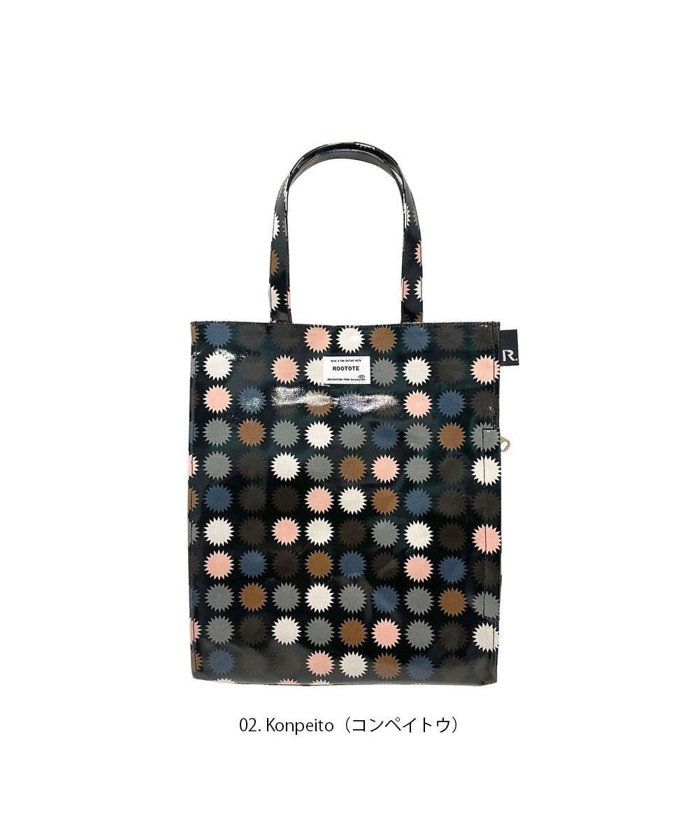 【ルートート/ROOTOTE】の1291【A4サイズ収納】EU.A4アーキャトル.ラミネート-K インテリア・キッズ・メンズ・レディースファッション・服の通販 founy(ファニー) 　ファッション　Fashion　レディースファッション　Fashion for Women　バッグ　Bags　インナー　Innerwear　カメラ　Camera Accessories　軽量　Lightweight, Ultra Light　雑誌　Magazine, Fashion Magazine　プリント　Print, Printed Pattern　ポケット　Pocket, Pocket Detail　マグネット　Magnet, Magnetic Closure　モチーフ　Motif, Design Theme　ランダム　Random, Irregular　おすすめ　Recommended / Our Picks　新作・新入荷　New Arrivals / New In　ビジネス 仕事 通勤　Business / Work / Commuting　02:コンペイトウ|ID: prp329100004622712 ipo3291000000033683177