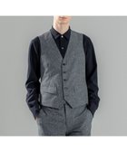 【ジョゼフ オム/JOSEPH HOMME / MEN】の新柄【洗える/ストレッチ/シワになりにくい/セットアップ対応可】クールドッツストレッチ ジレ ライトグレー系|ID: prp329100004622717 ipo3291000000033182208