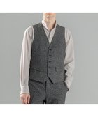 【ジョゼフ オム/JOSEPH HOMME / MEN】の新柄【洗える/ストレッチ/シワになりにくい/セットアップ対応可】クールドッツストレッチ ジレ グレー系3|ID: prp329100004622717 ipo3291000000033182209