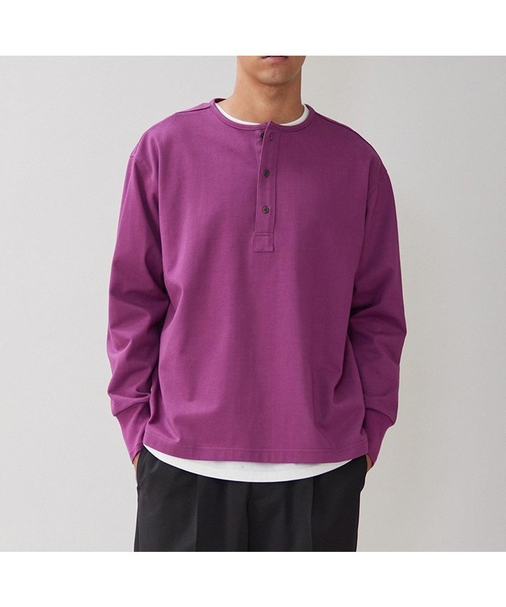 【アンフィーロ/UNFILO / MEN】のコットン ヘンリーネックTEE 23年秋冬商品 人気、トレンドファッション・服の通販 founy(ファニー) 　ファッション　Fashion　メンズファッション　Fashion for Men　トップス・カットソー　Cut & Sew Tops　メンズシャツ　Shirts　カットソー　Cut and Sewn Top　A/W・秋冬　Autumn/Winter　 other-1|ID: prp329100004622720 ipo3291000000033511862