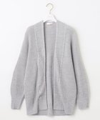 【エニィ スィス/any SiS】の【洗える】スフレアランパターン カーディガン ライトグレー|ID: prp329100004622847 ipo3291000000034387665
