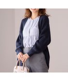 【エニィ スィス/any SiS】の【洗える】スフレアランパターン カーディガン ネイビー|ID: prp329100004622847 ipo3291000000034387666