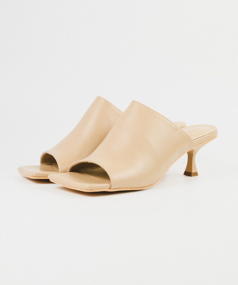 【ボントレ/BONTRE】の【PRECIEUX JOUET/プレシュウジュエ】ワイドスクエアスカルプチャーヒールミュール/019PJ インテリア・キッズ・メンズ・レディースファッション・服の通販 founy(ファニー) 　ファッション　Fashion　レディースファッション　Fashion for Women　サンダル　Sandals, Summer Shoes　スクエア　Square, Square Shape　トレンド　Trend, Trending Now　バランス　Balance, Style Balance　ミュール　Mule, Backless Shoes　ワイド　Wide, Wide Fit　再入荷　Restock / Back in Stock　夏　Summer　春　Spring　S/S・春夏　SS, Spring/Summer, Warm Season　秋　Autumn　ベージュ|ID: prp329100004622912 ipo3291000000033186698