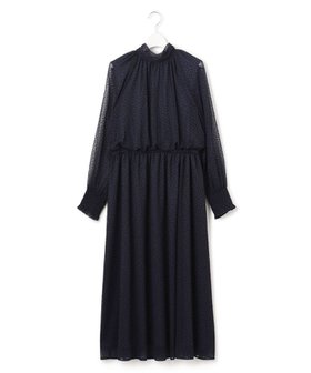 【23区/NIJYUSANKU】 【APPLAUDIR】シアードットフロッキー ドレス人気、トレンドファッション・服の通販 founy(ファニー) ファッション Fashion レディースファッション Fashion for Women ワンピース Dresses フォーマル・パーティードレス・結婚式用ドレス Elegant & Casual Dresses 新作・新入荷 New Arrivals / New In シャーリング Shirring, Ruched ドット Polka Dot, Dot Pattern ドレス Dress, One-Piece ドレープ Drape, Draping Fabric パーティ Party, Party Style リボン Ribbon, Bow 日本製 Made In Japan A/W・秋冬 Autumn/Winter 結婚式 Wedding |ID:prp329100004622931