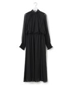 【23区/NIJYUSANKU】の【APPLAUDIR】シアードットフロッキー ドレス 人気、トレンドファッション・服の通販 founy(ファニー) ファッション Fashion レディースファッション Fashion for Women ワンピース Dresses フォーマル・パーティードレス・結婚式用ドレス Elegant & Casual Dresses 新作・新入荷 New Arrivals / New In シャーリング Shirring, Ruched ドット Polka Dot, Dot Pattern ドレス Dress, One-Piece ドレープ Drape, Draping Fabric パーティ Party, Party Style リボン Ribbon, Bow 日本製 Made In Japan A/W・秋冬 Autumn/Winter 結婚式 Wedding thumbnail ブラック系|ID: prp329100004622931 ipo3291000000033187019