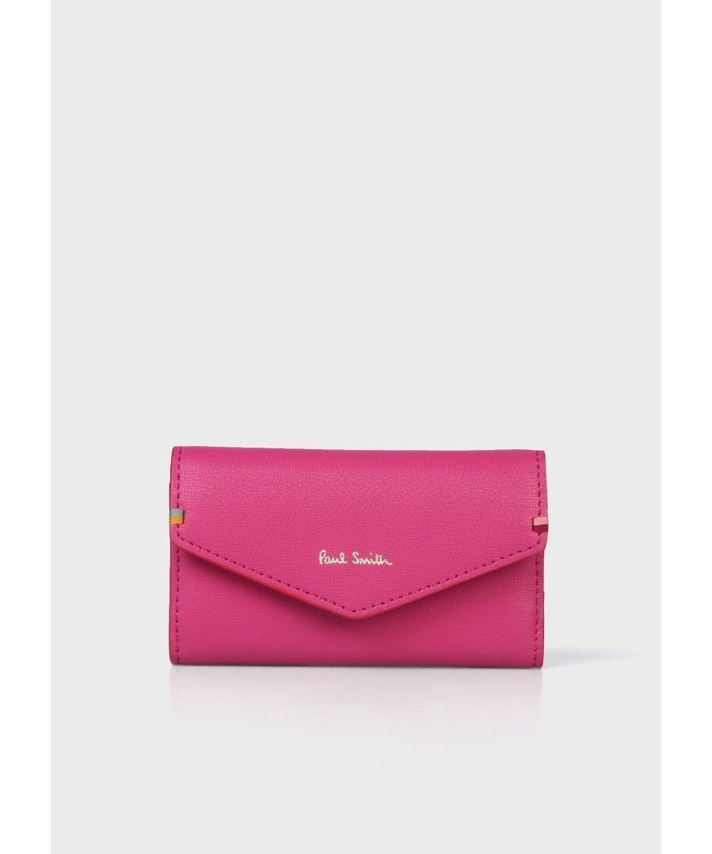 【ポール スミス/Paul Smith】のハイライトステッチ キーケース インテリア・キッズ・メンズ・レディースファッション・服の通販 founy(ファニー) 　ファッション　Fashion　レディースファッション　Fashion for Women　ミニ財布・二つ折り財布　Wallets & Card Cases　アクセサリー　Fashion Accessories　ハンド　Hand, Handmade　財布　Wallet, Purse　ライトピンク|ID: prp329100004623506 ipo3291000000033357934