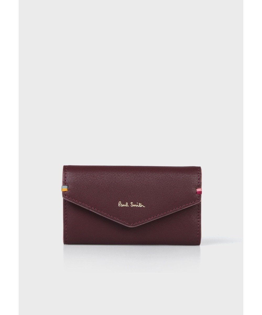 【ポール スミス/Paul Smith】のハイライトステッチ キーケース インテリア・キッズ・メンズ・レディースファッション・服の通販 founy(ファニー) 　ファッション　Fashion　レディースファッション　Fashion for Women　ミニ財布・二つ折り財布　Wallets & Card Cases　アクセサリー　Fashion Accessories　ハンド　Hand, Handmade　財布　Wallet, Purse　ダークパープル|ID: prp329100004623506 ipo3291000000033357935