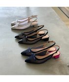 【モード エ ジャコモ/MODE ET JACOMO】のMODE ET JACOMO リボンモチーフチュールバックベルト ネイビー|ID: prp329100004623510 ipo3291000000033194298