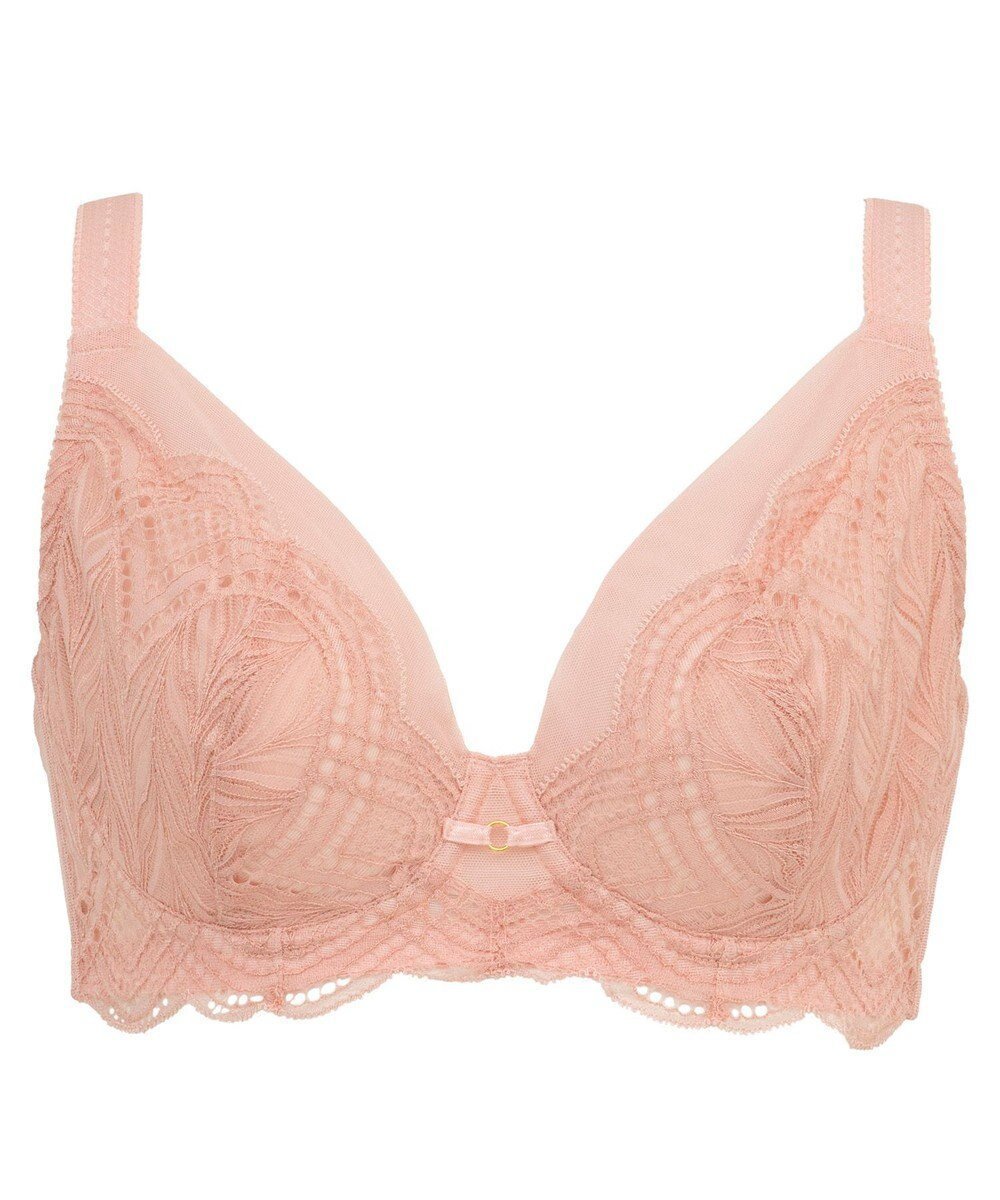 【ブラデリス ニューヨーク/BRADELIS New York】の【BRADELIS New York】 レーシィミニマイザーブラ24S1 インテリア・キッズ・メンズ・レディースファッション・服の通販 founy(ファニー) 　ファッション　Fashion　レディースファッション　Fashion for Women　アンダー　Underwear Essentials　クラシカル　Classical, Vintage-Inspired　コンパクト　Compact, Small Size　ショルダー　Shoulder, Shoulder Strap　スタイリッシュ　Stylish, Fashionable　ストレッチ　Stretch, Stretchy Fabric　チャーム　Charm, Pendant　トレンド　Trend, Trending Now　ドット　Polka Dot, Dot Pattern　ヌーディ　Nude, Nude Tone　パターン　Pattern, Design Print　フェミニン　Feminine, Girly　フロント　Front, Front Design　ブラジャー　Bra, Lingerie　モチーフ　Motif, Design Theme　ラップ　Wrap, Wrap Design　レース　Lace, Lace Fabric　おすすめ　Recommended / Our Picks　ピンクベージュ|ID: prp329100004623523 ipo3291000000033194993