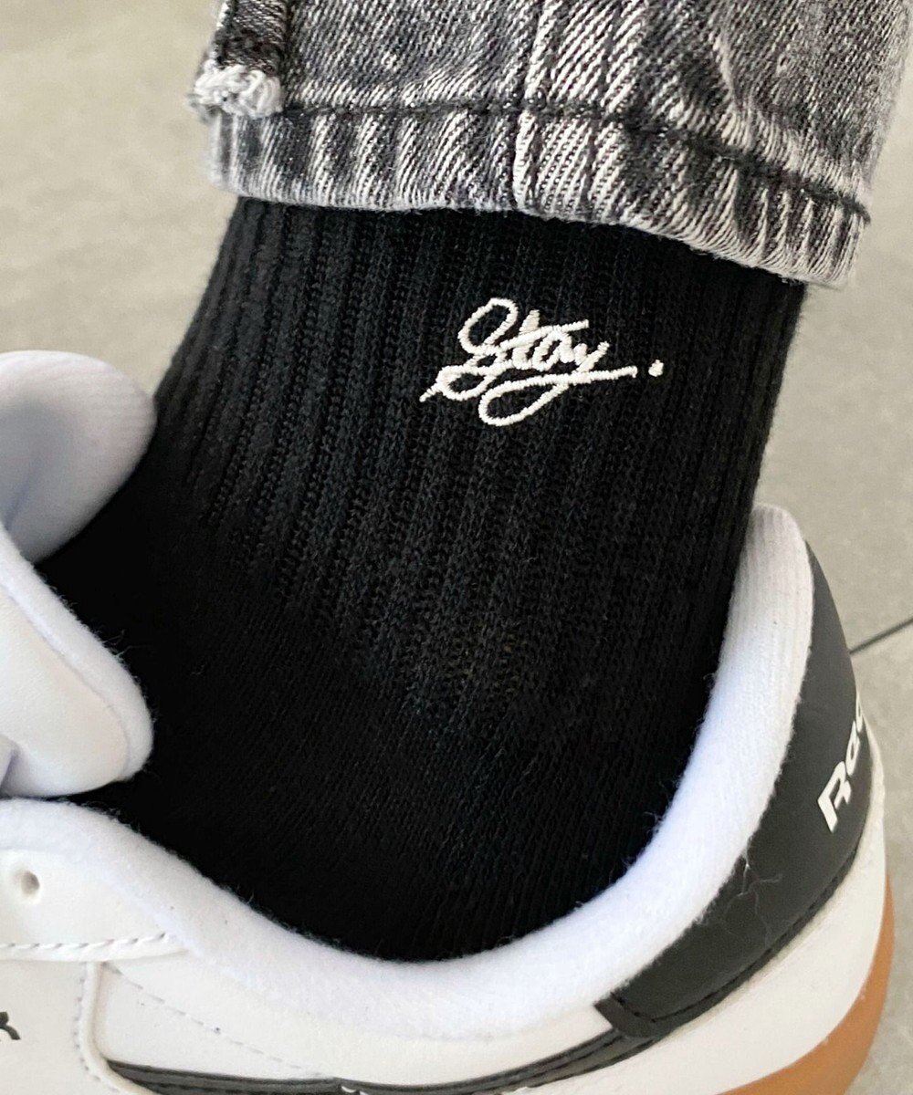 【ウィゴー/WEGO】のカラーロゴ刺繍アンクルパイルソックス インテリア・キッズ・メンズ・レディースファッション・服の通販 founy(ファニー) 　ファッション　Fashion　レディースファッション　Fashion for Women　ソックス&靴下　Socks & Hosiery　レッグウェア・ストッキング　Legwear & Hosiery　おすすめ　Recommended / Our Picks　アンクル　Ankle-Length Design　クッション　Cushion, Throw Pillow　シンプル　Simple, Minimal　スマホ　Smartphone, Mobile Device　ソックス　Socks, Hosiery　ブラック|ID: prp329100004623610 ipo3291000000033441703