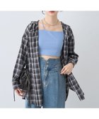 【アースミュージックアンドエコロジー/earth music&ecology】のフーディーチェックシャツ 人気、トレンドファッション・服の通販 founy(ファニー) ファッション Fashion レディースファッション Fashion for Women トップス・カットソー Cut & Sew Tops シャツ・ブラウス・オフィスカジュアル Elegant Blouses & Button-Ups おすすめ Recommended / Our Picks チェック Check, Plaid, Tartan ポケット Pocket, Pocket Detail ロング Long, Long-Length 秋 Autumn A/W・秋冬 Autumn/Winter thumbnail Black|ID: prp329100004623616 ipo3291000000033716416