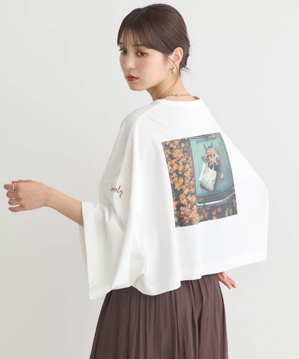 【アースミュージックアンドエコロジー/earth music&ecology】のアソートプリントワイドTee インテリア・キッズ・メンズ・レディースファッション・服の通販 founy(ファニー) ファッション Fashion レディースファッション Fashion for Women トップス・カットソー Cut & Sew Tops シャツ・ブラウス・オフィスカジュアル Elegant Blouses & Button-Ups ロングTシャツ・Tシャツ Longline T-Shirts & Tees カットソー・ベーシックTシャツ Cut-and-Sewn Tops / Stretch Tees & Basics おすすめ Recommended / Our Picks カットソー Cut and Sewn Top バランス Balance, Style Balance ポケット Pocket, Pocket Detail ワイド Wide, Wide Fit A/W・秋冬 Autumn/Winter Ivory|ID: prp329100004623624 ipo3291000000033716440