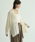 【イェッカ ヴェッカ/YECCA VECCA】のサイドリボンシアージャガードシャツ 人気、トレンドファッション・服の通販 founy(ファニー) ファッション Fashion レディースファッション Fashion for Women トップス・カットソー Cut & Sew Tops シャツ・ブラウス・オフィスカジュアル Elegant Blouses & Button-Ups シアー Sheer, See-Through スリット Slit, Slit Detail フェミニン Feminine, Girly フリンジ Fringe, Tassel ポケット Pocket, Pocket Detail リボン Ribbon, Bow ロング Long, Long-Length A/W・秋冬 Autumn/Winter thumbnail Ivory|ID: prp329100004623643 ipo3291000000033716499