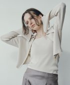 【イェッカ ヴェッカ/YECCA VECCA】の【2点SET】キャミセット襟付きZIPカーディガン Ivory|ID: prp329100004623645 ipo3291000000033716506
