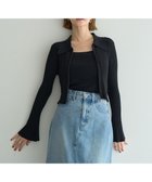 【イェッカ ヴェッカ/YECCA VECCA】の【2点SET】キャミセット襟付きZIPカーディガン Black|ID: prp329100004623645 ipo3291000000033716508