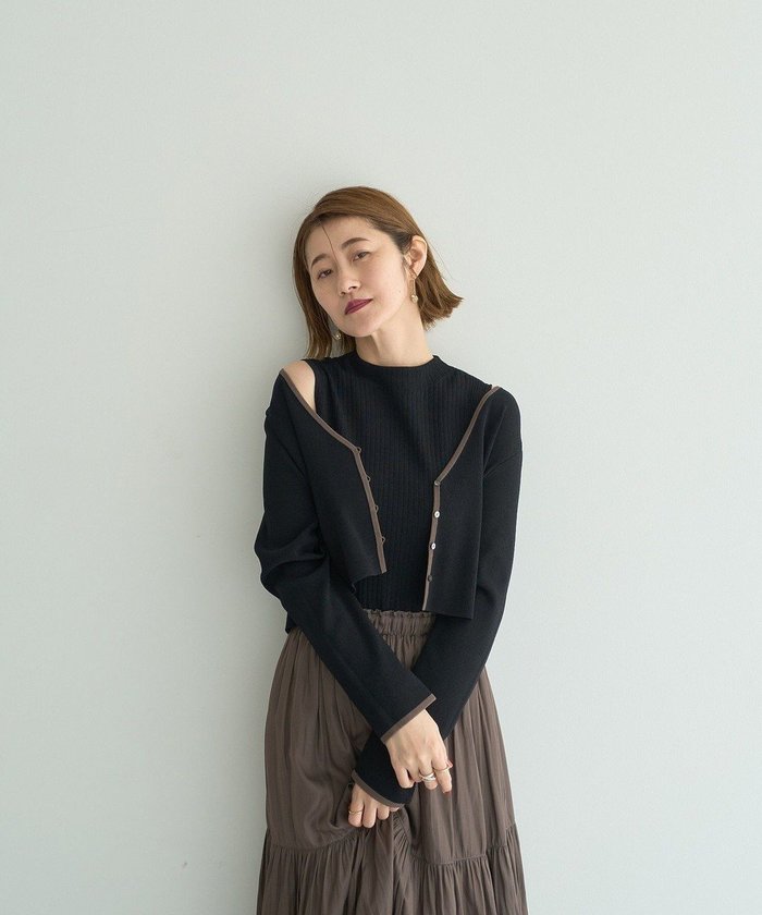 【イェッカ ヴェッカ/YECCA VECCA】の【2点SET】カーディガンセットワンピース インテリア・キッズ・メンズ・レディースファッション・服の通販 founy(ファニー) https://founy.com/ ファッション Fashion レディースファッション Fashion for Women ワンピース Dresses おすすめ Recommended / Our Picks エレガント 上品 Elegant カーディガン Cardigan, Knitwear ギャザー Gathered, Ruffled コンパクト Compact, Small Size ティアードスカート Tiered Skirt, Flounced Skirt ドッキング Docking, Mixed Material フィット Fit, Slim Fit ポケット Pocket, Pocket Detail リブニット Rib Knit, Ribbed Knit ワイド Wide, Wide Fit 切替 Switching, Contrast Panel A/W・秋冬 Autumn/Winter |ID: prp329100004623651 ipo3291000000033323560