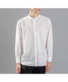【ジョゼフ オム/JOSEPH HOMME / MEN】のコンフォートクリアオックス バンドカラーシャツ ホワイト系|ID: prp329100004624166 ipo3291000000033440264