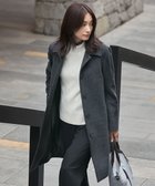【ジェイ プレス/J.PRESS】のショートビーバー ステンカラー コート チャコール系|ID: prp329100004624219 ipo3291000000033661349