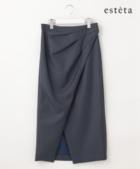 【23区/NIJYUSANKU】 【エステータ】ウールシルクダブルクロス スカート人気、トレンドファッション・服の通販 founy(ファニー) ファッション Fashion レディースファッション Fashion for Women スカート Skirts エアリー Airy Texture シルク Silk, 100% Silk ドレープ Drape, Draping Fabric ラグジュアリー Luxury, Elegant ラップ Wrap, Wrap Design A/W・秋冬 Autumn/Winter 冬 Winter / This Winter |ID:prp329100004624336