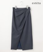 【23区/NIJYUSANKU】の【エステータ】ウールシルクダブルクロス スカート 人気、トレンドファッション・服の通販 founy(ファニー) ファッション Fashion レディースファッション Fashion for Women スカート Skirts エアリー Airy Texture シルク Silk, 100% Silk ドレープ Drape, Draping Fabric ラグジュアリー Luxury, Elegant ラップ Wrap, Wrap Design A/W・秋冬 Autumn/Winter 冬 Winter / This Winter thumbnail スチールブルー系|ID: prp329100004624336 ipo3291000000033207089
