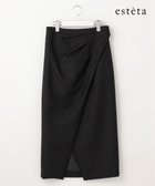 【23区/NIJYUSANKU】の【エステータ】ウールシルクダブルクロス スカート 人気、トレンドファッション・服の通販 founy(ファニー) ファッション Fashion レディースファッション Fashion for Women スカート Skirts エアリー Airy Texture シルク Silk, 100% Silk ドレープ Drape, Draping Fabric ラグジュアリー Luxury, Elegant ラップ Wrap, Wrap Design A/W・秋冬 Autumn/Winter 冬 Winter / This Winter thumbnail ブラック系|ID: prp329100004624336 ipo3291000000033207093