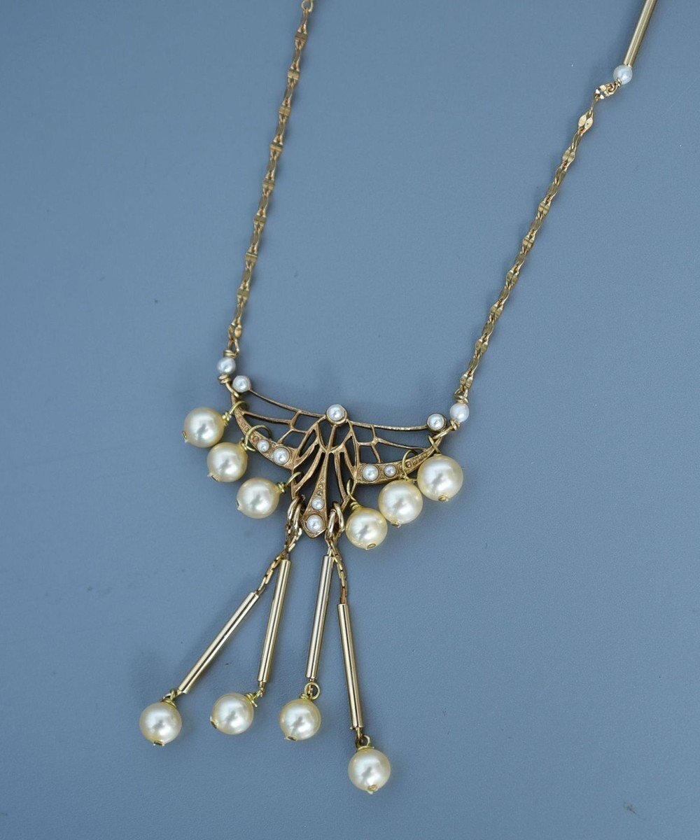 【モンシロ/monshiro】のガラスパールレースロングネックレス インテリア・キッズ・メンズ・レディースファッション・服の通販 founy(ファニー) ファッション Fashion レディースファッション Fashion for Women ジュエリー Jewelry ネックレス Necklaces & Pendants アクセサリー Fashion Accessories アンティーク Antique-Inspired ジュエリー Jewelry, Accessories チェーン Chain, Chain Strap ネックレス Necklace, Pendant Necklace ボックス Boxy, Box Shape モチーフ Motif, Design Theme セレモニー Ceremony ホワイト×ゴールド|ID: prp329100004624364 ipo3291000000034249060