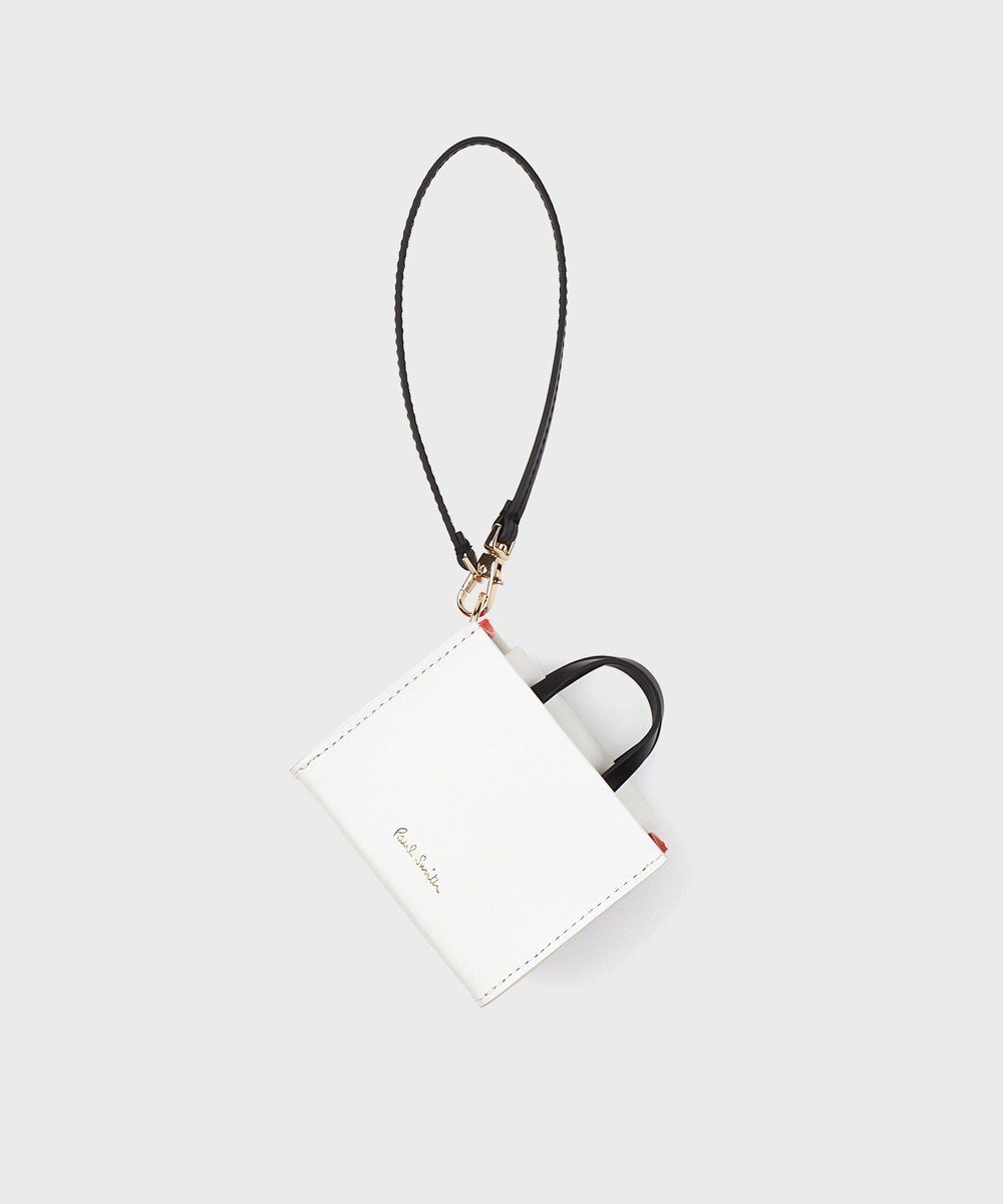 【ポール スミス/Paul Smith】のショッパーポーチ チャーム インテリア・キッズ・メンズ・レディースファッション・服の通販 founy(ファニー) 　ファッション　Fashion　レディースファッション　Fashion for Women　ミニ財布・二つ折り財布　Wallets & Card Cases　ポーチ&ミニバッグ　Pouches & Mini Bags　チャーム　Charm, Pendant　プリント　Print, Printed Pattern　ポーチ　Pouch, Small Case　リップ　Lip, Lip Motif　財布　Wallet, Purse　ホワイト|ID: prp329100004624427 ipo3291000000033649403