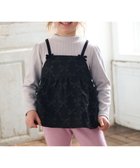 【エニファム/any FAM / KIDS】の総柄リボンドッキングチュニック ブラック|ID: prp329100004624763 ipo3291000000033462979