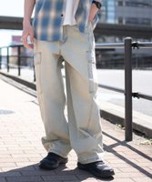 【ウィゴー/WEGO / MEN】の【SMLサイズ展開/ウエスト紐】イージー3Dバレルレッグデニムカーゴパンツ 人気、トレンドファッション・服の通販 founy(ファニー) ファッション Fashion メンズファッション Fashion for Men ボトムス Bottoms デニムパンツ・ジーンズ Denim Pants 春 Spring カーゴパンツ Cargo Pants, Utility Pants グラフィック Graphic, Graphic Design スマホ Smartphone, Mobile Device チェック Check, Plaid, Tartan デニム Denim, Jeans Material 定番 Standard, Basic Item 人気 Popular, Best Seller ポケット Pocket, Pocket Detail ワッフル Waffle, Waffle Knit S/S・春夏 SS, Spring/Summer, Warm Season 再入荷 Restock / Back in Stock プチプライス・低価格 Affordable / Budget Price おすすめ Recommended / Our Picks 夏 Summer |ID:prp329100004624768