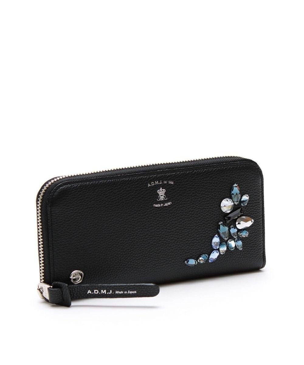 【アクセソワドゥマドモワゼルジャップ/A.D.M.J】の【牛革】モーツァルト クリスタルソーイング ラウンドウォレット インテリア・キッズ・メンズ・レディースファッション・服の通販 founy(ファニー)  ファッション Fashion レディースファッション Fashion for Women ミニ財布・二つ折り財布 Wallets & Card Cases コレクション Collection, Seasonal Line スマート Smart, Elegant 財布 Wallet, Purse ポケット Pocket, Pocket Detail BK|ID: prp329100004624772 ipo3291000000033660983