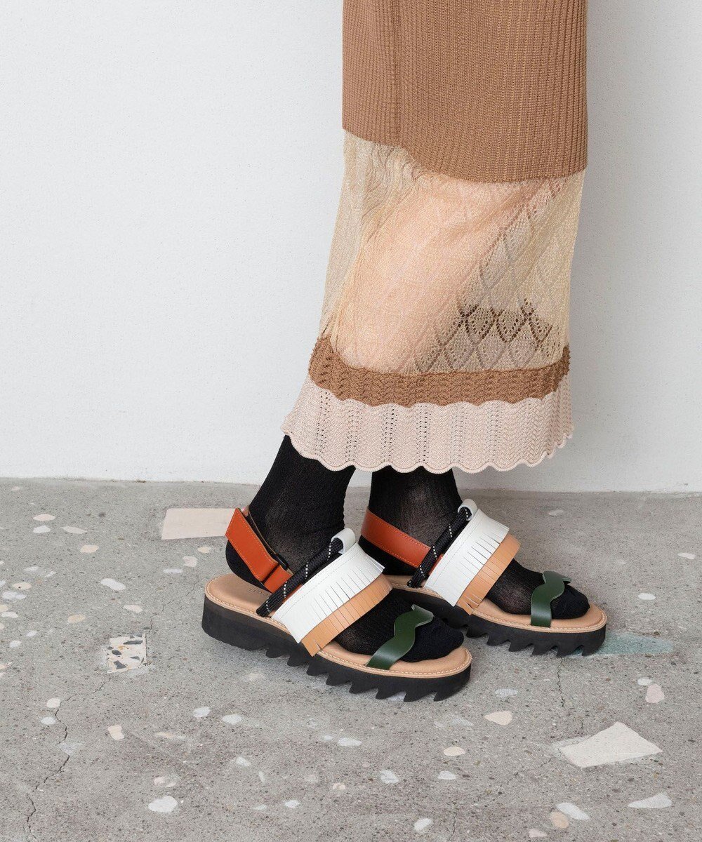 【トリコテ/Tricote】のFRINGE BELT SANDAL/フリンジベルトサンダル インテリア・キッズ・メンズ・レディースファッション・服の通販 founy(ファニー) 　ファッション　Fashion　レディースファッション　Fashion for Women　ベルト&ウエストマーク　Belts & Waist Accessories　オレンジ　Orange　春　Spring　サンダル　Sandals, Summer Shoes　定番　Standard, Basic Item　人気　Popular, Best Seller　フィット　Fit, Slim Fit　S/S・春夏　SS, Spring/Summer, Warm Season　おすすめ　Recommended / Our Picks　夏　Summer　65ORANGE|ID: prp329100004624780 ipo3291000000033217493