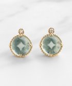 【トッカ/TOCCA】の【WEB限定&数量限定】BLOOMING BUD K10 ミルキーアクアマリン カボションカット ピアス ミルキーアクアマリン|ID: prp329100004624783 ipo3291000000033350950