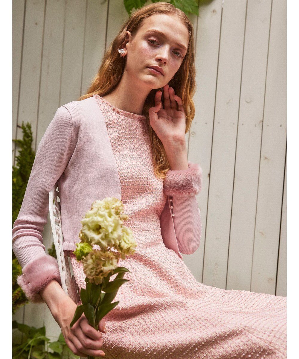 【トッカ/TOCCA】の【洗える】BOOM KNIT ボレロ インテリア・キッズ・メンズ・レディースファッション・服の通販 founy(ファニー) 　ファッション　Fashion　レディースファッション　Fashion for Women　アウター　Coat / Outerwear Collection　ボレロ・ショート丈ジャケット / ドレス羽織りに　Boleros & Short Jackets　トップス・カットソー　Cut & Sew Tops　ニット　Knit Tops & Sweaters　ボレロ　Bolero, Short Cardigan　洗える　Machine Washable　A/W・秋冬　Autumn/Winter　ピンク系|ID: prp329100004624790 ipo3291000000033351692