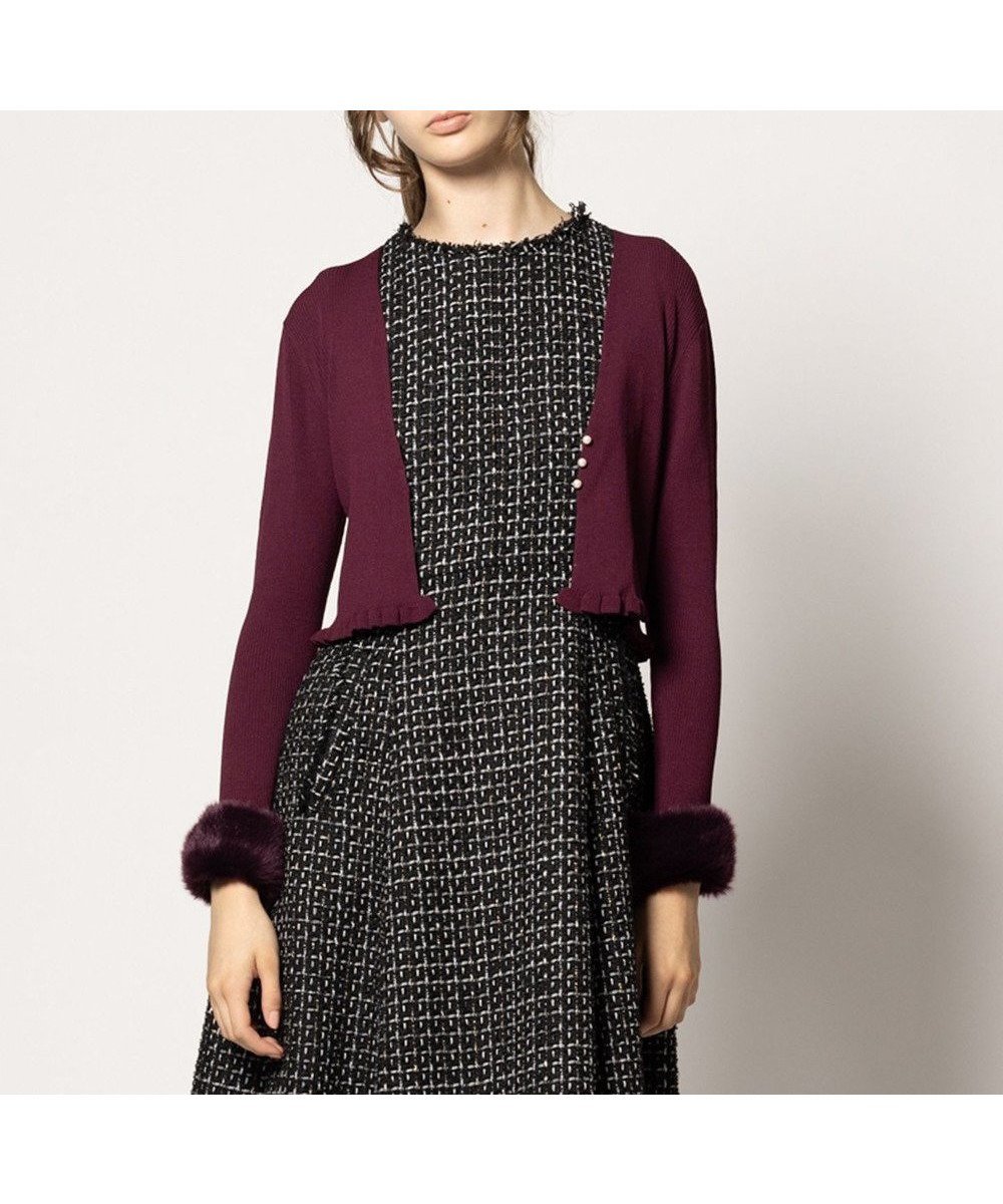 【トッカ/TOCCA】の【洗える】BOOM KNIT ボレロ インテリア・キッズ・メンズ・レディースファッション・服の通販 founy(ファニー) 　ファッション　Fashion　レディースファッション　Fashion for Women　アウター　Coat / Outerwear Collection　ボレロ・ショート丈ジャケット / ドレス羽織りに　Boleros & Short Jackets　トップス・カットソー　Cut & Sew Tops　ニット　Knit Tops & Sweaters　ボレロ　Bolero, Short Cardigan　洗える　Machine Washable　A/W・秋冬　Autumn/Winter　ワイン系|ID: prp329100004624790 ipo3291000000033351695