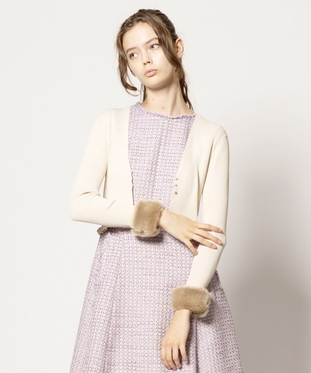 【トッカ/TOCCA】のBOOM KNIT ボレロ インテリア・キッズ・メンズ・レディースファッション・服の通販 founy(ファニー) ファッション Fashion レディースファッション Fashion for Women アウター Coat / Outerwear Collection ボレロ・ショート丈ジャケット / ドレス羽織りに Boleros & Short Jackets トップス・カットソー Cut & Sew Tops ニット Knit Tops & Sweaters ドレス Dress, One-Piece パール Pearl, Pearl Accent ボレロ Bolero, Short Cardigan エレガント 上品 Elegant A/W・秋冬 Autumn/Winter 羽織 Haori, Light Jacket ベージュ系|ID: prp329100004624790 ipo3291000000033714713