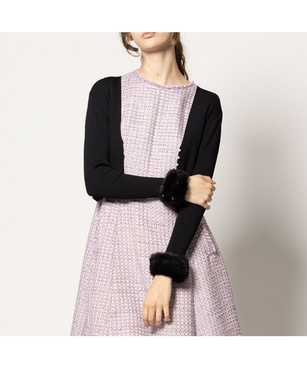 【トッカ/TOCCA】のBOOM KNIT ボレロ インテリア・キッズ・メンズ・レディースファッション・服の通販 founy(ファニー) ファッション Fashion レディースファッション Fashion for Women アウター Coat / Outerwear Collection ボレロ・ショート丈ジャケット / ドレス羽織りに Boleros & Short Jackets トップス・カットソー Cut & Sew Tops ニット Knit Tops & Sweaters ドレス Dress, One-Piece パール Pearl, Pearl Accent ボレロ Bolero, Short Cardigan エレガント 上品 Elegant A/W・秋冬 Autumn/Winter 羽織 Haori, Light Jacket ブラック系|ID: prp329100004624790 ipo3291000000033714715