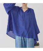 【アメリカンホリック/AMERICAN HOLIC】のスキッパーギャザーブラウス Blue|ID: prp329100004624801 ipo3291000000033218223