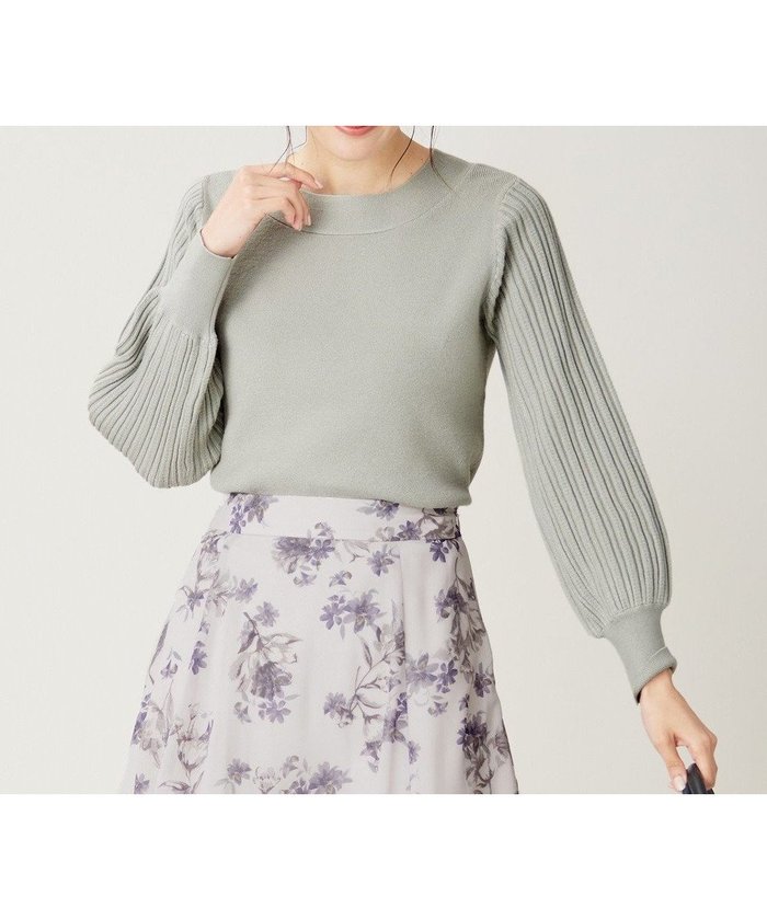 【エニィ スィス/any SiS】の【洗える】冬のシャルマン パフスリーブ ニット インテリア・キッズ・メンズ・レディースファッション・服の通販 founy(ファニー) https://founy.com/ ファッション Fashion レディースファッション Fashion for Women トップス・カットソー Cut & Sew Tops ニット Knit Tops & Sweaters コンパクト Compact, Small Size スリーブ Sleeve, Long Sleeve / Short Sleeve セーター Sweater, Knitwear エレガント 上品 Elegant 冬 Winter / This Winter 洗える Machine Washable 畦 Ribbed Knit A/W・秋冬 Autumn/Winter |ID: prp329100004624802 ipo3291000000034425112