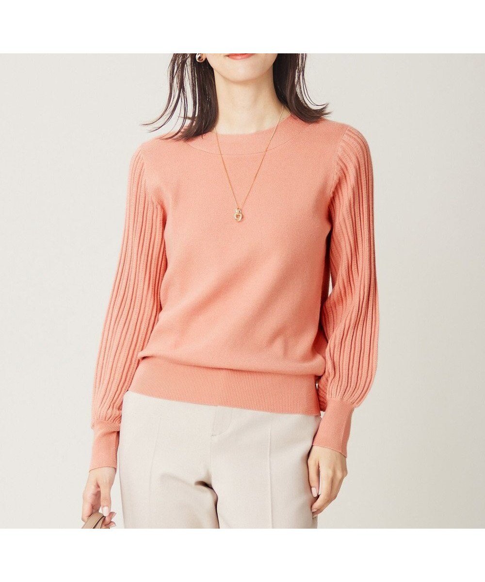 【エニィ スィス/any SiS】の【洗える】冬のシャルマン パフスリーブ ニット インテリア・キッズ・メンズ・レディースファッション・服の通販 founy(ファニー) ファッション Fashion レディースファッション Fashion for Women トップス・カットソー Cut & Sew Tops ニット Knit Tops & Sweaters コンパクト Compact, Small Size スリーブ Sleeve, Long Sleeve / Short Sleeve セーター Sweater, Knitwear エレガント 上品 Elegant 冬 Winter / This Winter 洗える Machine Washable 畦 Ribbed Knit A/W・秋冬 Autumn/Winter サーモンピンク|ID: prp329100004624802 ipo3291000000034425114
