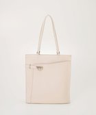 【トプカピ/TOPKAPI】の【TREASURE TOPKAPI】ベルトデザイン レザー フラット トートバッグ A4対応 ホワイト|ID: prp329100004624808 ipo3291000000033617005